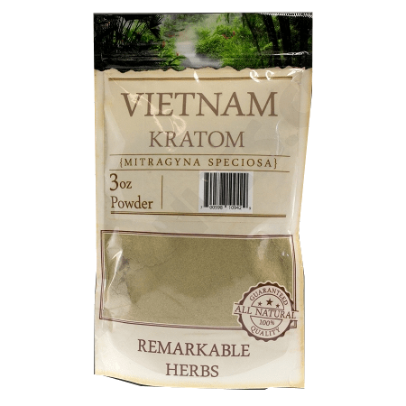 Kratom Remarkable 3oz Vietnam Powder