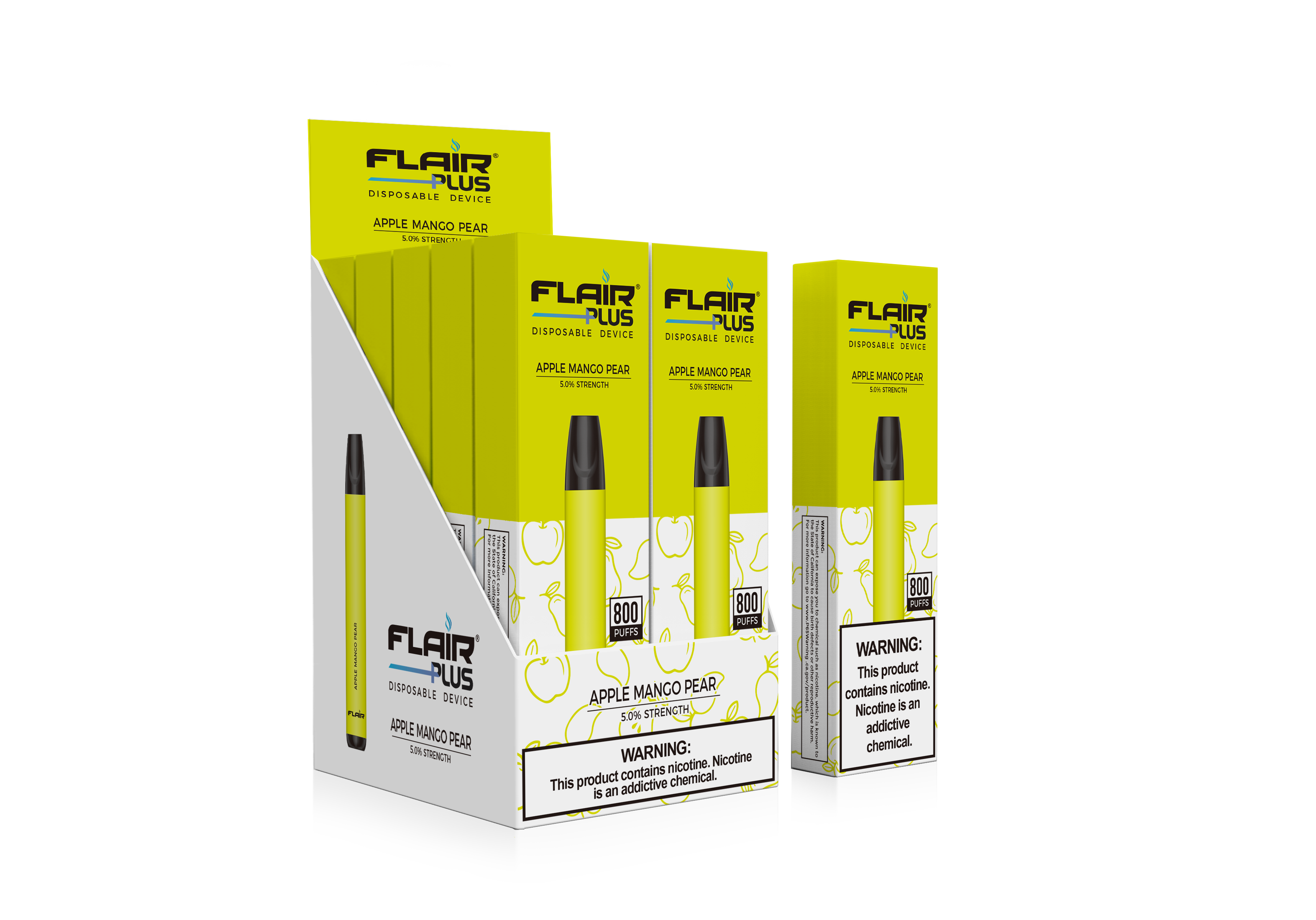 Flair Plus 5% Nic Apple Mango Pear