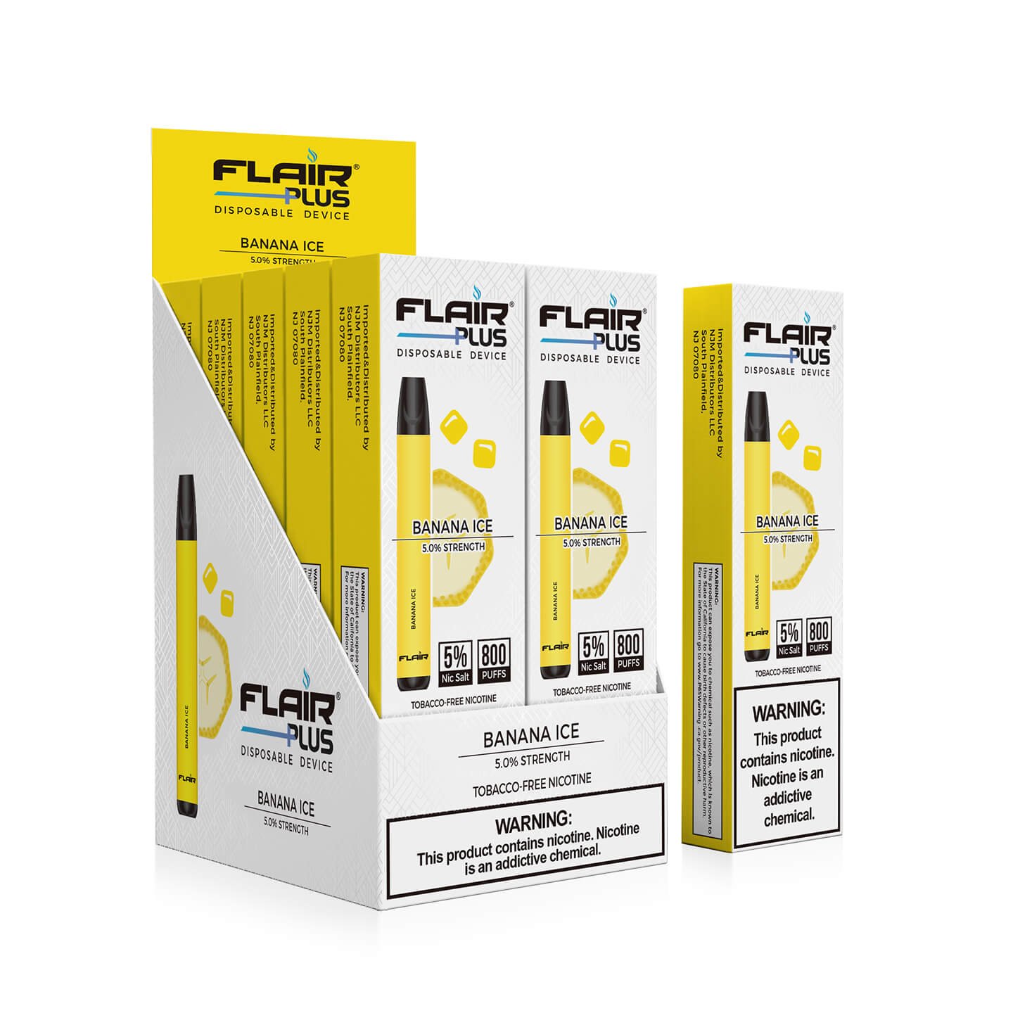 Flair Plus 5% Nic Banana Ice