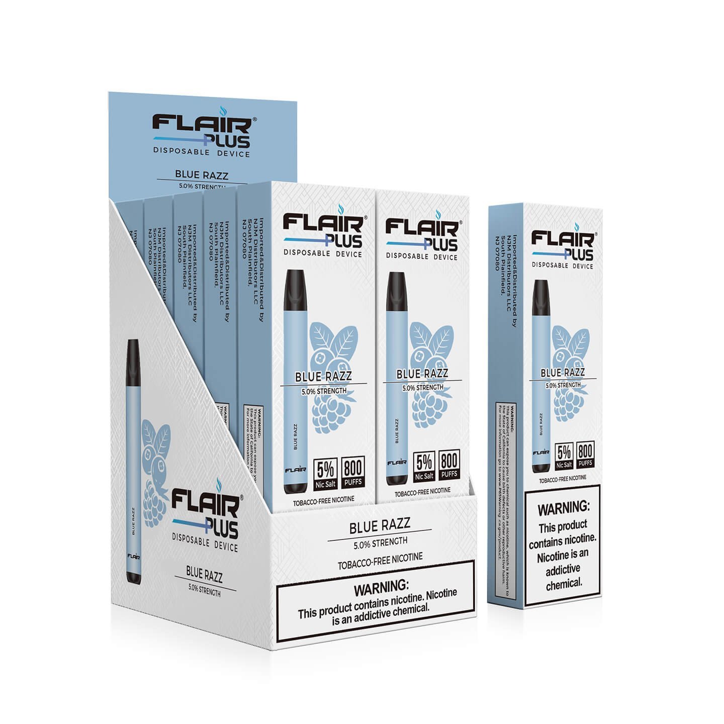 Flair Plus 5% Nic Blue Razz