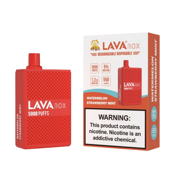 Lava Box Dispo Watrmln Strawbry Mint 5% 5000 Puffs