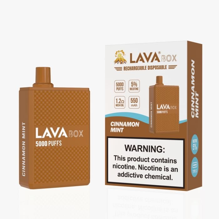 Lava Box Disposable Cinnamon Mint 5% 5000 Puffs