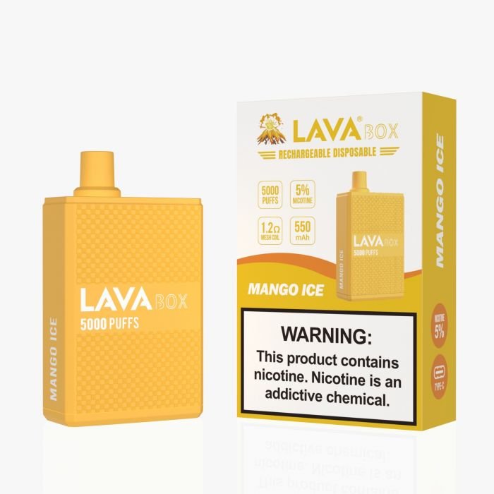 Lava Box Disposable Mango Ice 5% 5000 Puffs