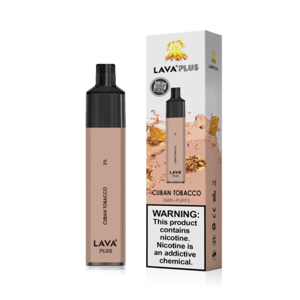 Lava Plus 2600 Puff 3% Cuban Tobacco
