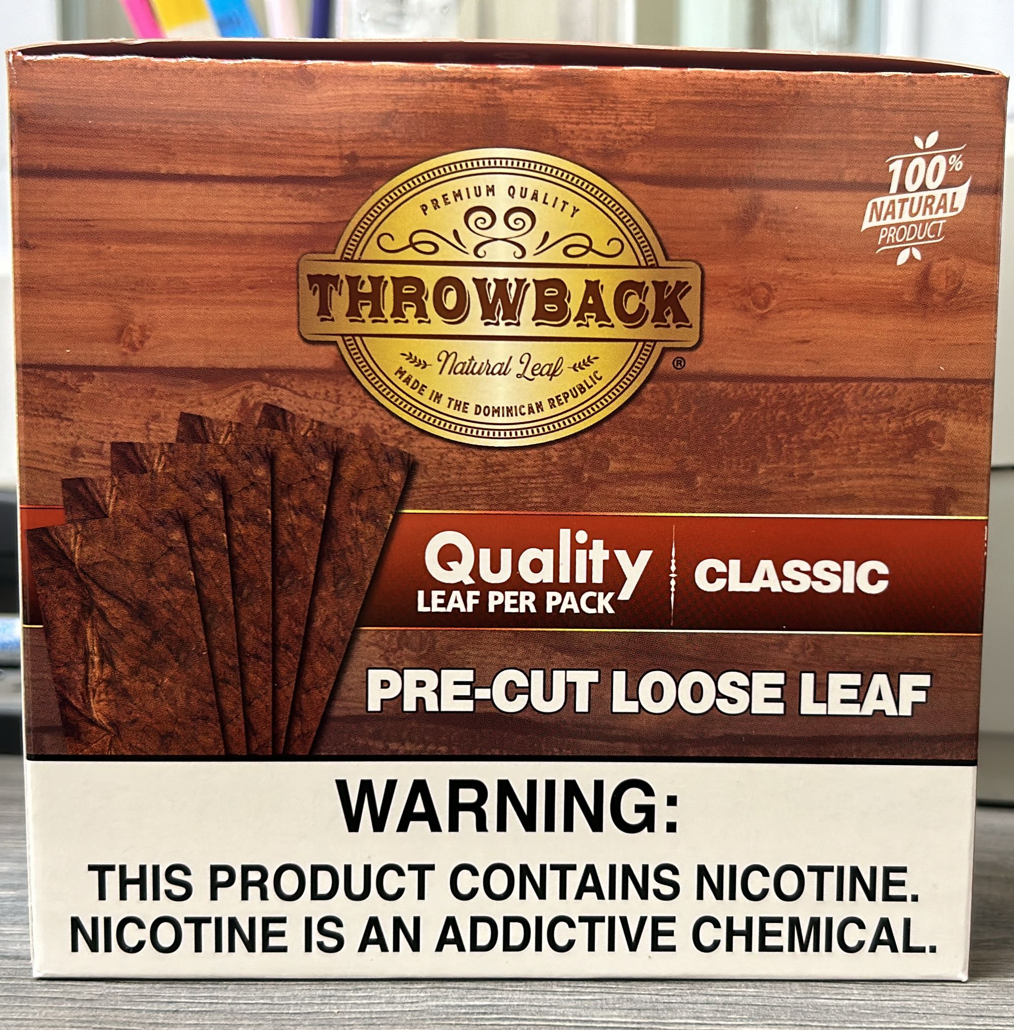 Throwback pre-cut Loose Leaf wrap Classic 8Ct