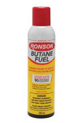 Ronson Butane Fuel 165gm/290ml *