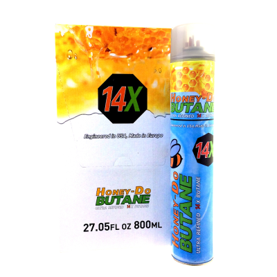 Honey-Do 14X Butane Super Jumbo 800ML 6CT/Display