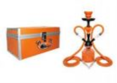 Urban Cloud55 Hookah 11" 2 Hose Orange W/Trav Case