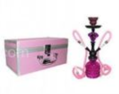 Urban Cloud55 Hookah 11" 2 Hose Pink W/Trav Case