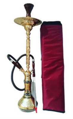 Pharo Gold Hookah 36" With Traveling Case