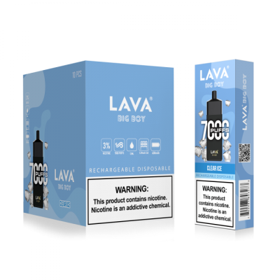 Lava Big Boy Disposable Clear Ice 3% 7000 Puffs