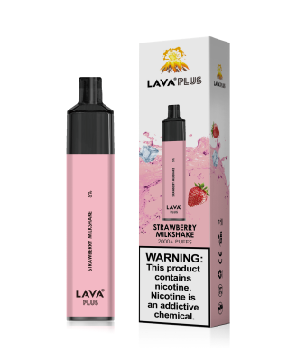 Lava Plus 2000 Puff 5% Strawberry (Milkshake) Quake