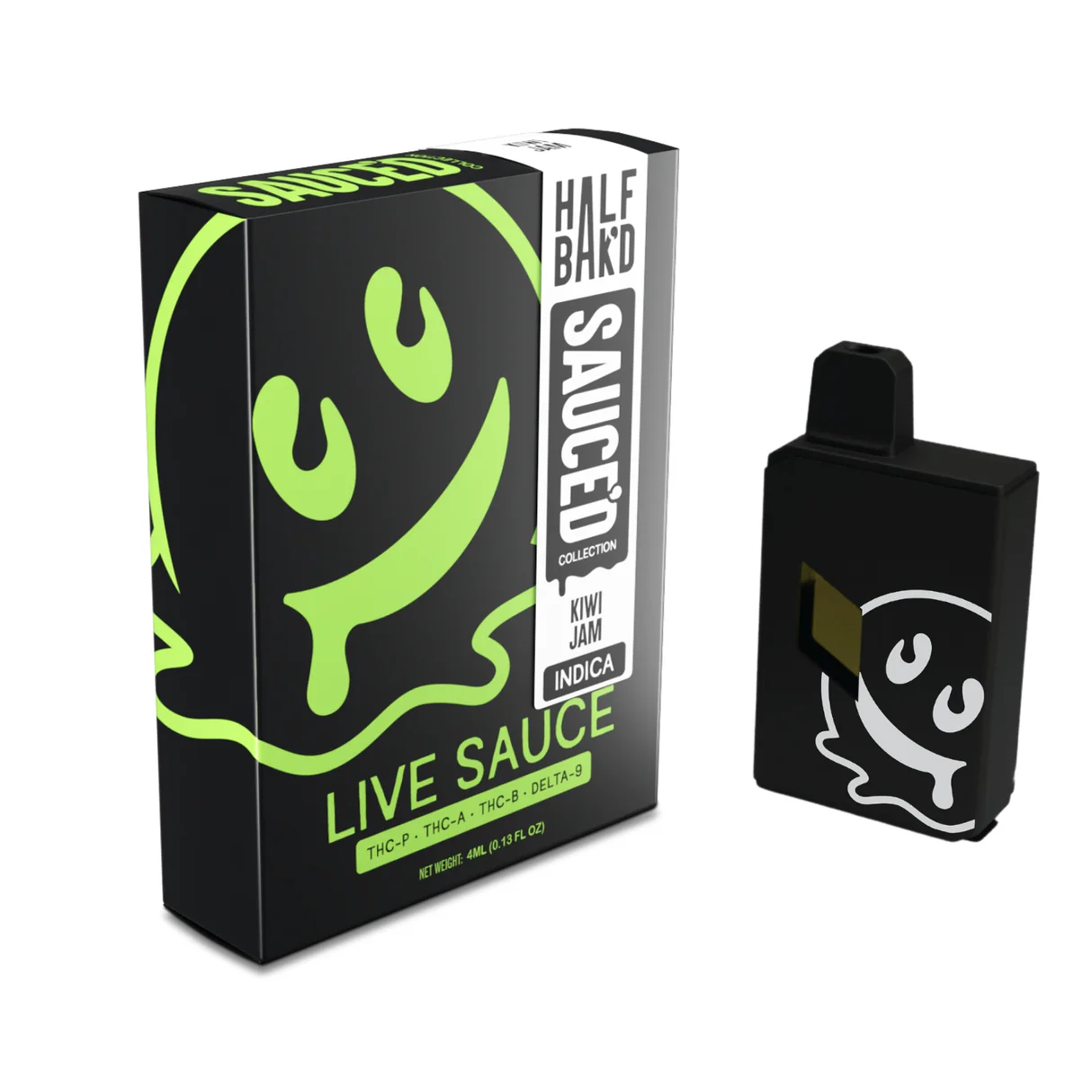 Half Bakd Live sauced 4g dispo Kim Jam "IND" 5ct