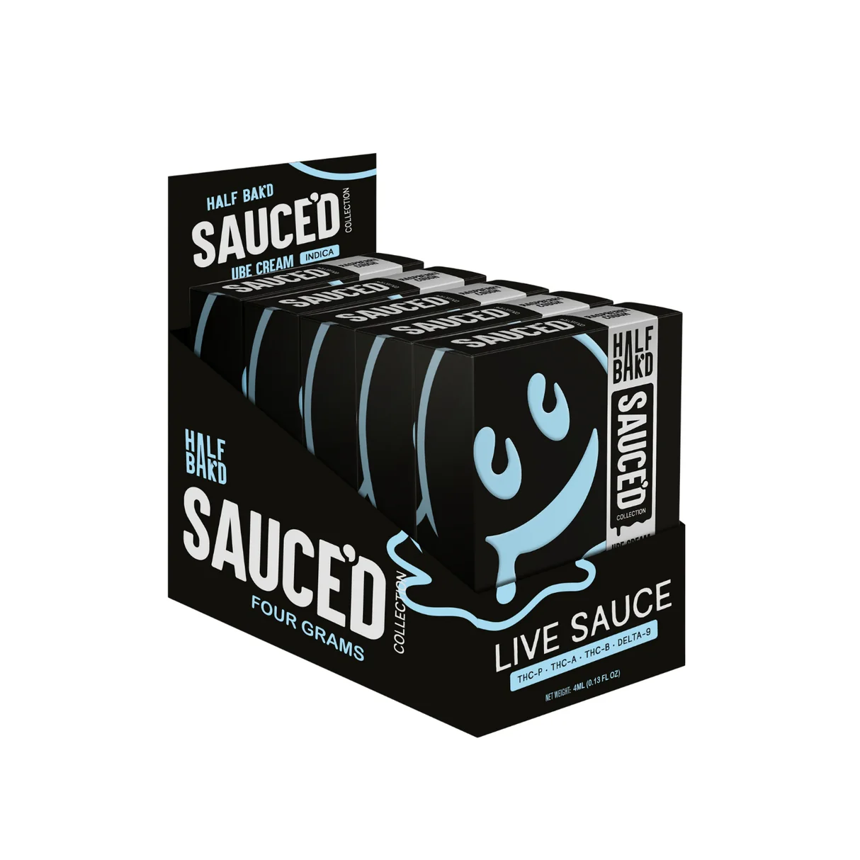 Half Bakd Live sauced 4g dispo Ube Cream "IND" 5ct