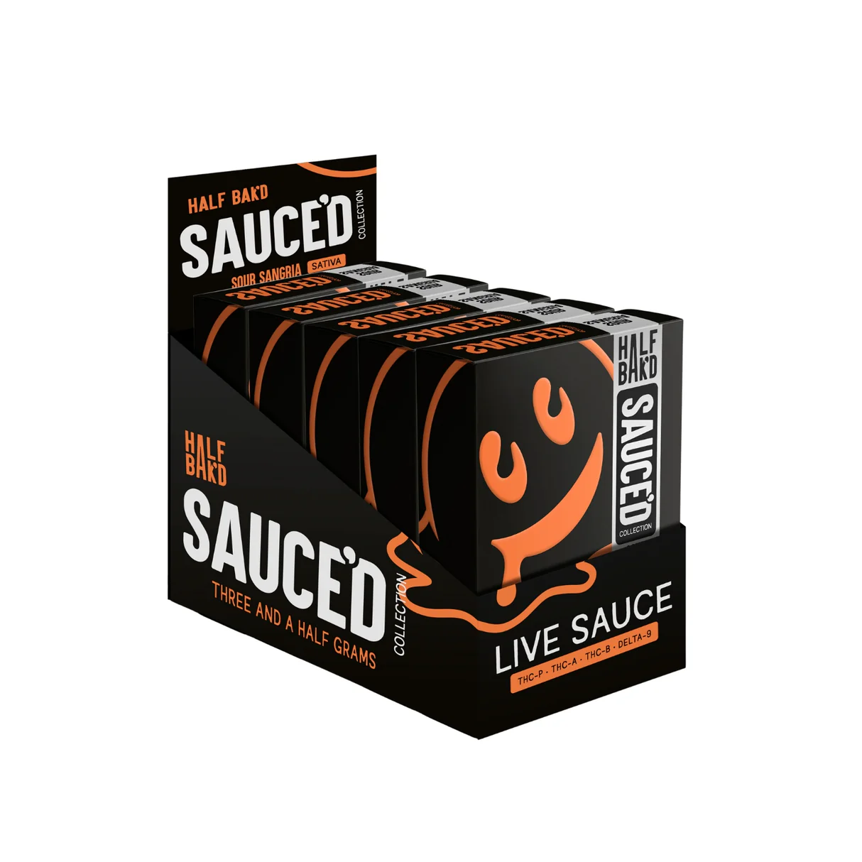 Half Bakd Live sauced 4g dispo Sour Sangria "SAT" 5ct
