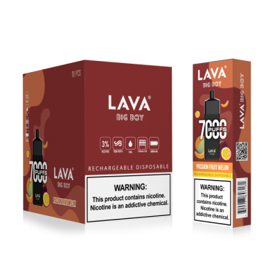 Lava Big Boy Dispo Passion Fruit Melon 3% 7000Puff
