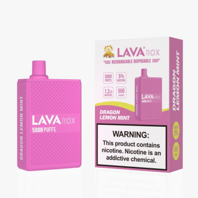 Lava Box Dispo Dragon Lemon Mint 5% 5000 Puffs