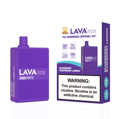 Lava Box Dispo Blueberry Rasp Lemon 3% 5000 Puffs
