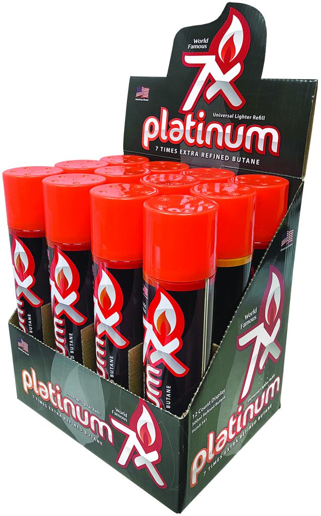 Blink Platinum 7X Butane 300ML 12CT/Display