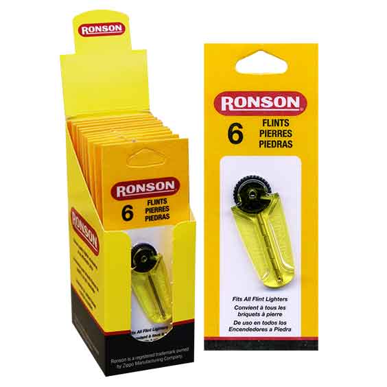 Ronson Lighter Flints 5Ct *