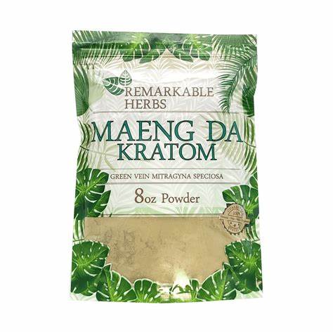 Kratom Remarkable 8oz Green Vein Maeng Da Powder