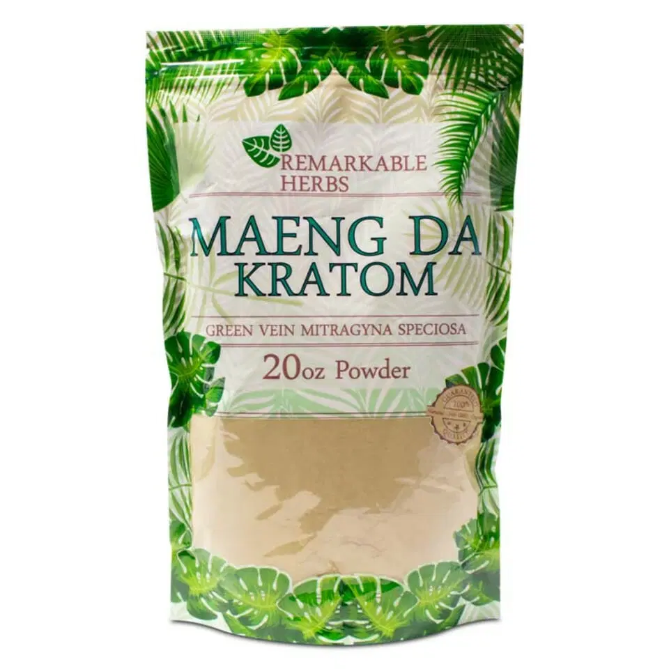 Kratom Remarkable 20oz Green Vein Maeng Da Powder