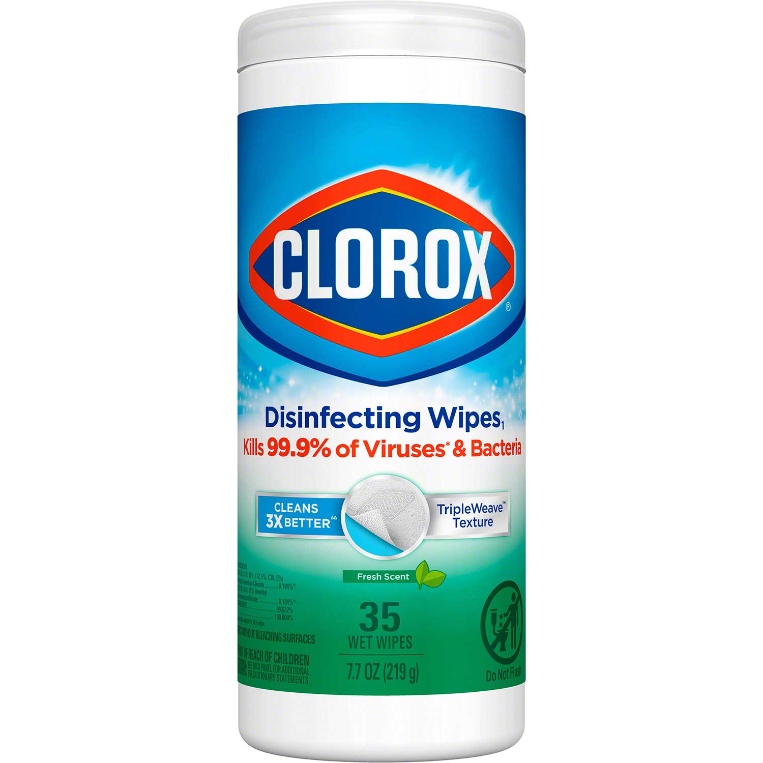 Clorox Wipes Fresh Scent(green) 35ct - 5515
