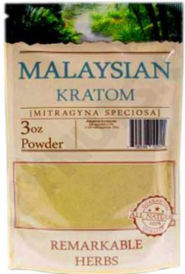 Kratom Remarkable 3oz Malay Powder