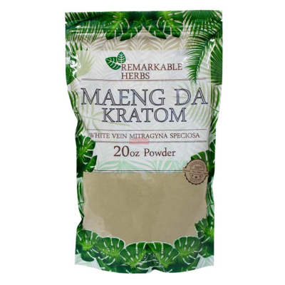 Kratom Remarkable 20oz White Vein Maeng Da Powder