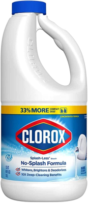 Clorox Bleach Liquid Splash 43oZ/ 1.27L 6Ct/Cs