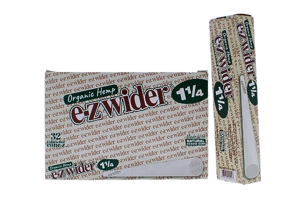 EZ Wider Cone Organic Hemp 1-1/4 32/12/384