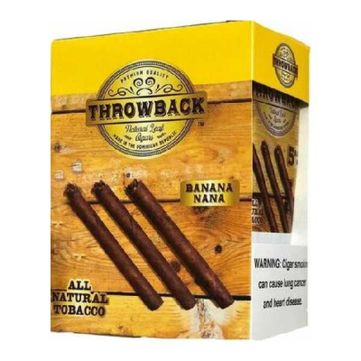 Throwback 8/5 Original Banana Nana Leaf Cigar